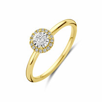 ring diamant 0.15ct h si