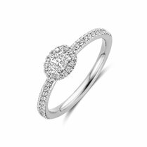 ring diamant 0.41ct h si