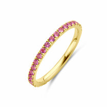 ring roze saffier ring roze saffier