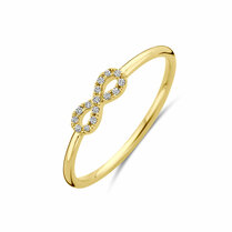ring infinity en diamant 0.05ct h si