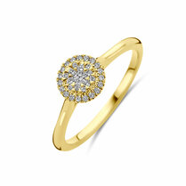 ring diamant 0.15ct h si