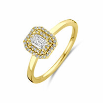 ring diamant 0.36ct h si