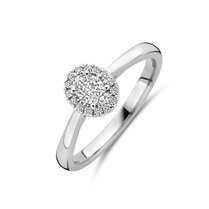 ring lab grown diamant 0.32ct h si
