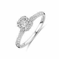ring lab grown diamant 0.48ct h si
