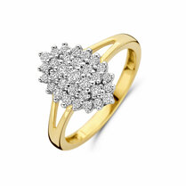 ring lab grown diamant 0.48ct h si