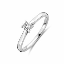 ring lab grown diamant 0.25ct h si
