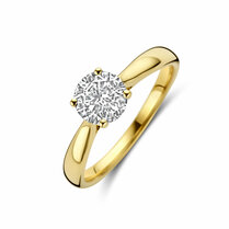 ring lab grown diamant 1.00ct h si