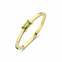 ring met geboortesteen peridot augustus