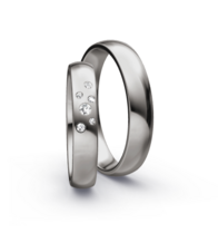 Palladium Trouwringen glanzend