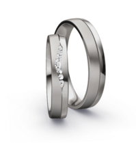 Palladium Trouwringen glanzend