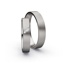 Palladium Trouwringen mat