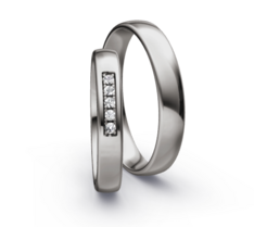 Palladium Trouwringen glanzend