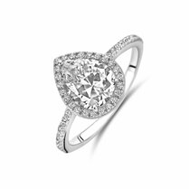 ring druppel zirkonia