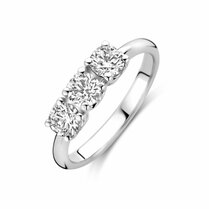 ring trilogie lab grown diamant 0.90ct g vs