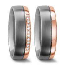 Titanium goud trouwringen