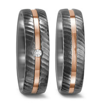 Titanium goud trouwringen