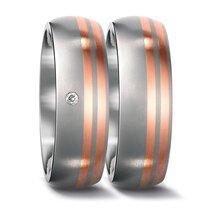 Titanium goud trouwringen