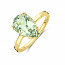 ring groen amethist