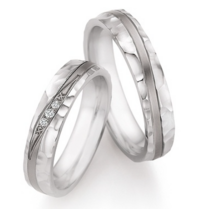 Trouwringen Staal/ Titanium