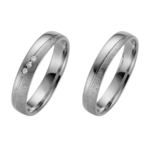 Strakke Platina Trouwringen Strakke Platina Trouwringen