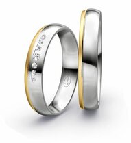 geelgoud/platina trouwringen