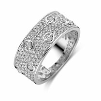 ring diamant 0.59ct h si