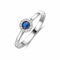 ring saffier zirkonia