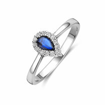 ring saffier zirkonia