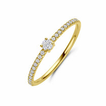 ring diamant 0.20ct h si