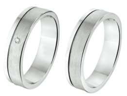 Zilveren ringen met Diamant Zilveren ringen met Diamant