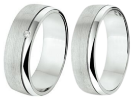 Zilveren ringen met Diamant Zilveren ringen met Diamant