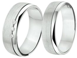 Zilveren ringen met Diamant Zilveren ringen met Diamant
