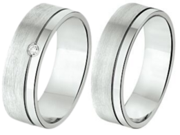 Zilveren ringen met Diamant Zilveren ringen met Diamant