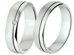 Zilveren ringen met Diamant Zilveren ringen met Diamant