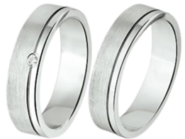 Zilveren ringen met Diamant Zilveren ringen met Diamant