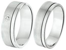 Zilveren ringen met Diamant Zilveren ringen met Diamant