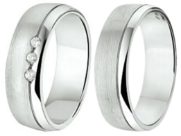 Zilveren ringen met Diamant