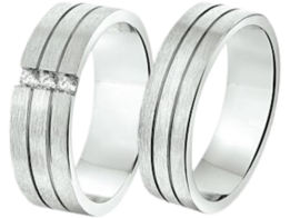 Zilveren ringen met Diamant