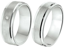 Zilveren ringen met Diamant