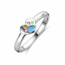ring emaille hartje hondenpoten