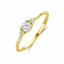 ring diamant 0.28ct h si