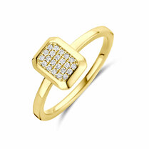 ring diamant 0.10ct h si