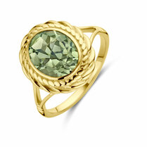 ring groen amethist