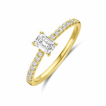 ring lab grown diamant 0.58ct g vs