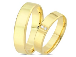 Luxe  geelgouden trouwringen