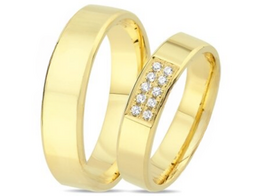 Luxe  geelgouden trouwringen