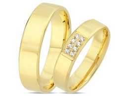 Luxe  geelgouden trouwringen