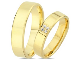 Luxe  geelgouden trouwringen