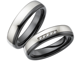 Titanium/Keramiek Trouwringen