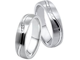 Trouwringen Staal/ Titanium